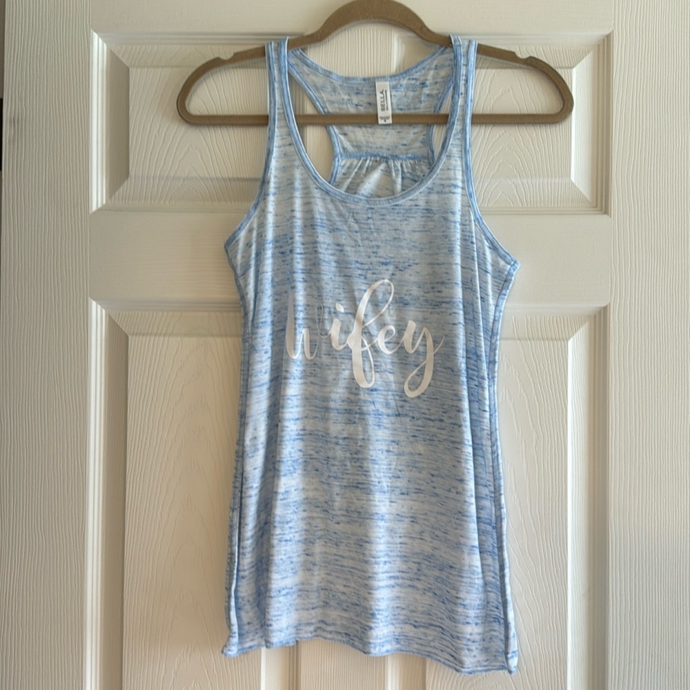 Vinyl Print Wifey Tank